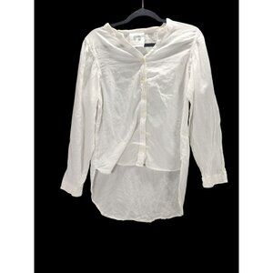 Patrick Robinson Womens Classic Top Careerwear Bus. Casual Cotton Beach White L